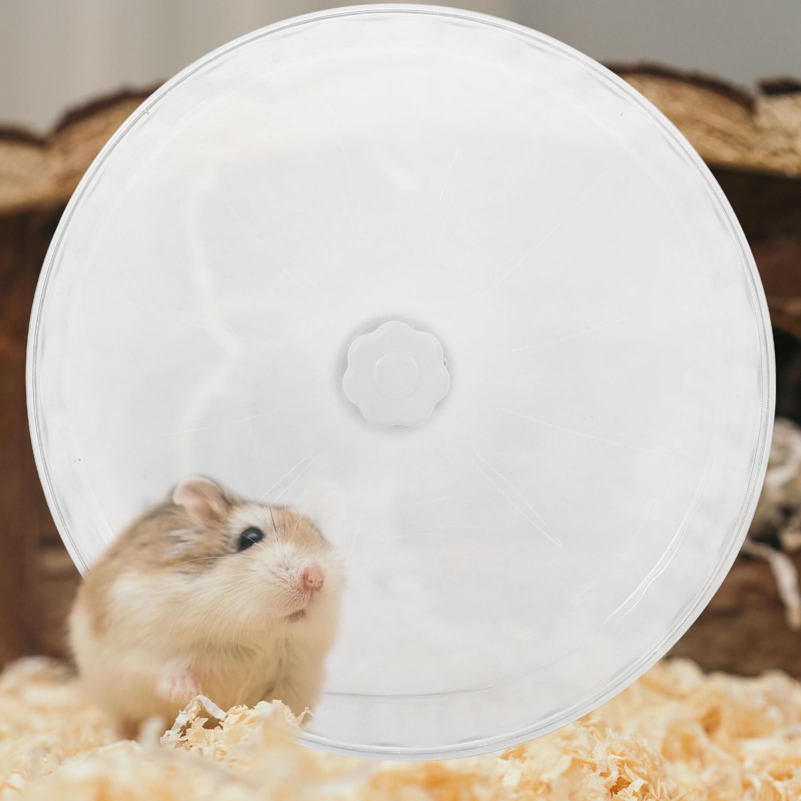 TOYANDONA Geräuschloses Laufrad Multifunktional für Hamster und Meerschweinchen aus Kunststoff Leicht zu Reinigen für Täglichen Gebrauch