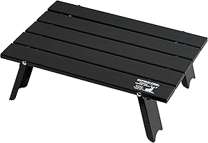 キャプテンスタッグ(CAPTAIN STAG) アウトドアテーブル テーブル アルミ ロールテーブル コンパクト ケース付 折りたたみ式 M-3713/UC-520/UC-582