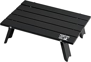 キャプテンスタッグ(CAPTAIN STAG) アウトドアテーブル テーブル アルミ ロールテーブル コンパクト ケース付 折りたたみ式 M-3713/UC-520/UC-582