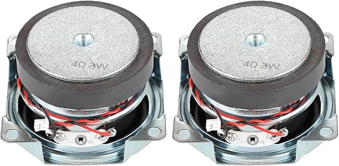2 Parlantes Portátiles 2 Pulgadas 4 Ohm 3W Audio miniatura 6