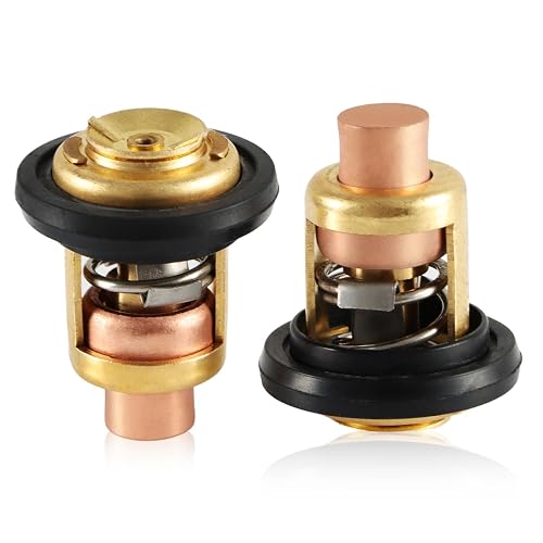 HIMARKLIF 2-Pack Thermostat Kit for Mercury Marine V6