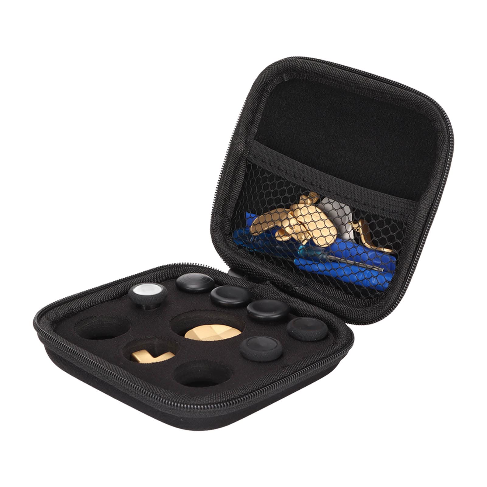 Levette in Metallo 13 in 1 per Xbox One Elite Series 2, Parti per Controller di Gioco Rimovibili e Durevoli Flessibili, 6 Cover per Joystick, 4 Paddle, 2 Pad a D Dorati