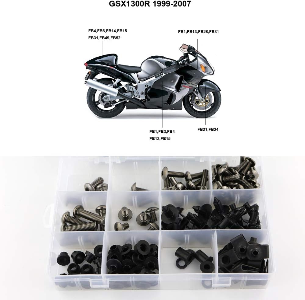 Xitomer Complete Bodywork Screws, Fit For YZF-R6 2003 2004 2005