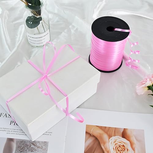 Vista 117 de TONIFUL Cinta rizadora de 500 yardas para decoración de arte y manualidades, envoltura de regalos, cintas y lazos para regalos de Navidad, Año Azul