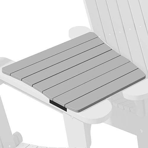 DWVO Mesa de conexión Adirondack, mesa auxiliar resistente al agua para exteriores, mesa auxiliar para sillas Adirondack, escritorio de mesa