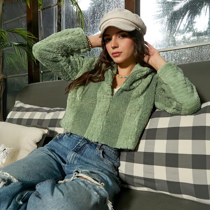Image of PINACOLADA Women's Fleece-Lined Biker Jacket for Casual Wear | Spread Collar | Long Sleeve | Zipper Closure | Jacket Crafted with Comfort Fit for Everyday Wear