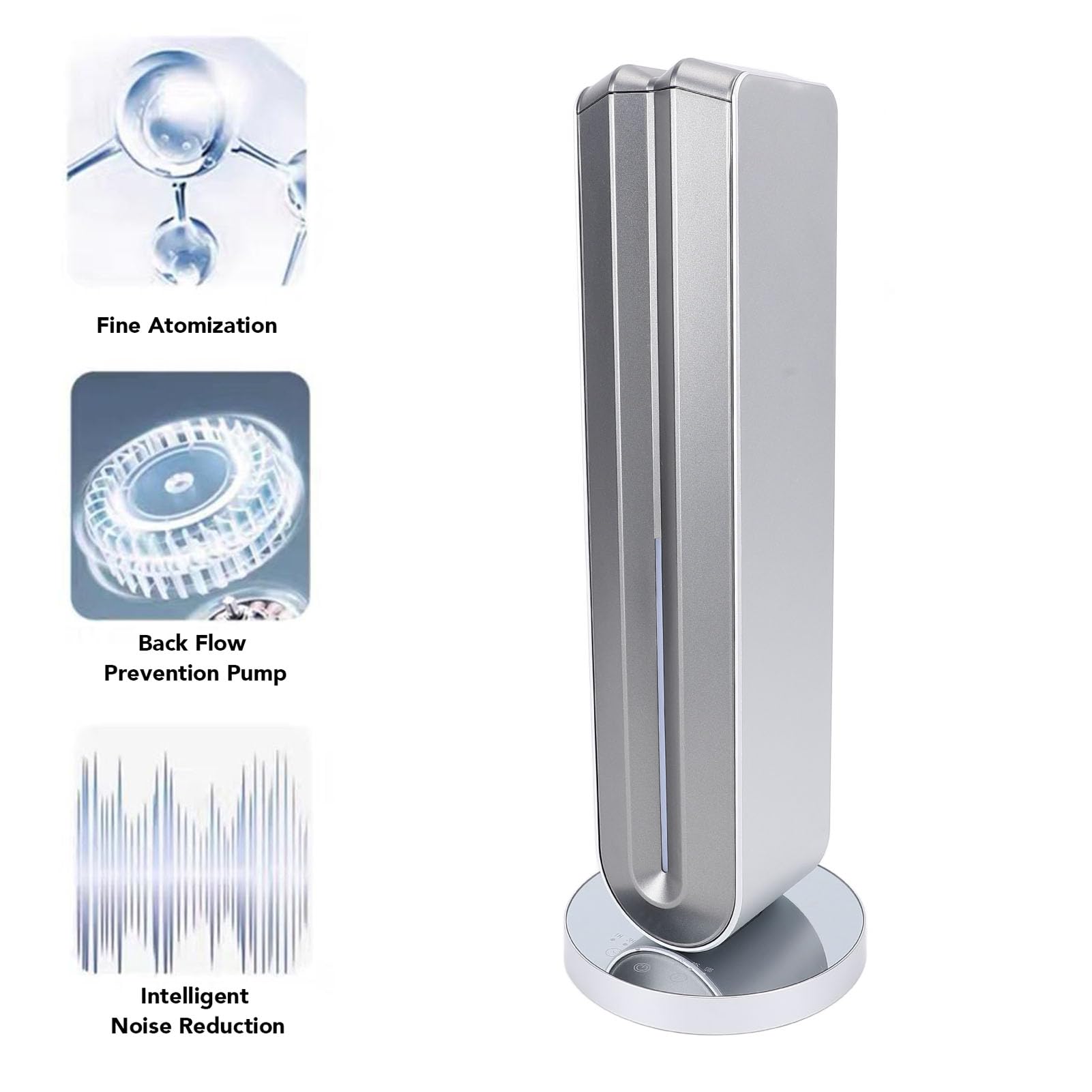 Wasserloser ätherisches Öldiffusor, Berührungskontrolle Aromatherapie Diffuser Diffuser Duftdiffusor, Duft Luftmaschine, Hotelsammlung Diffusor für Home Hotel Office