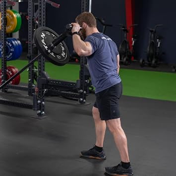 Titan Fitness Single Handle Fat Grip Landmine Press, 1.3 Dia. Smooth Grip, Fits Over Olympic Bar Sleeve & Secures with Threaded Stop Pin, Ideal for Rows, Overhead Presses, Upright Rows, Curls