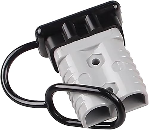 Miniatura 4 de Lovelysp-Cubierta antipolvo de la batería rápida 50A Conector de polvo Cubierta de polvo para Anderson 50A DC Conectores de alimentación (negro y