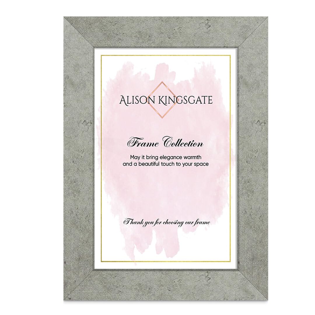 Alison Kingsgate Modern Grey Marble 10X8 Picture Frame for Photos — image 1