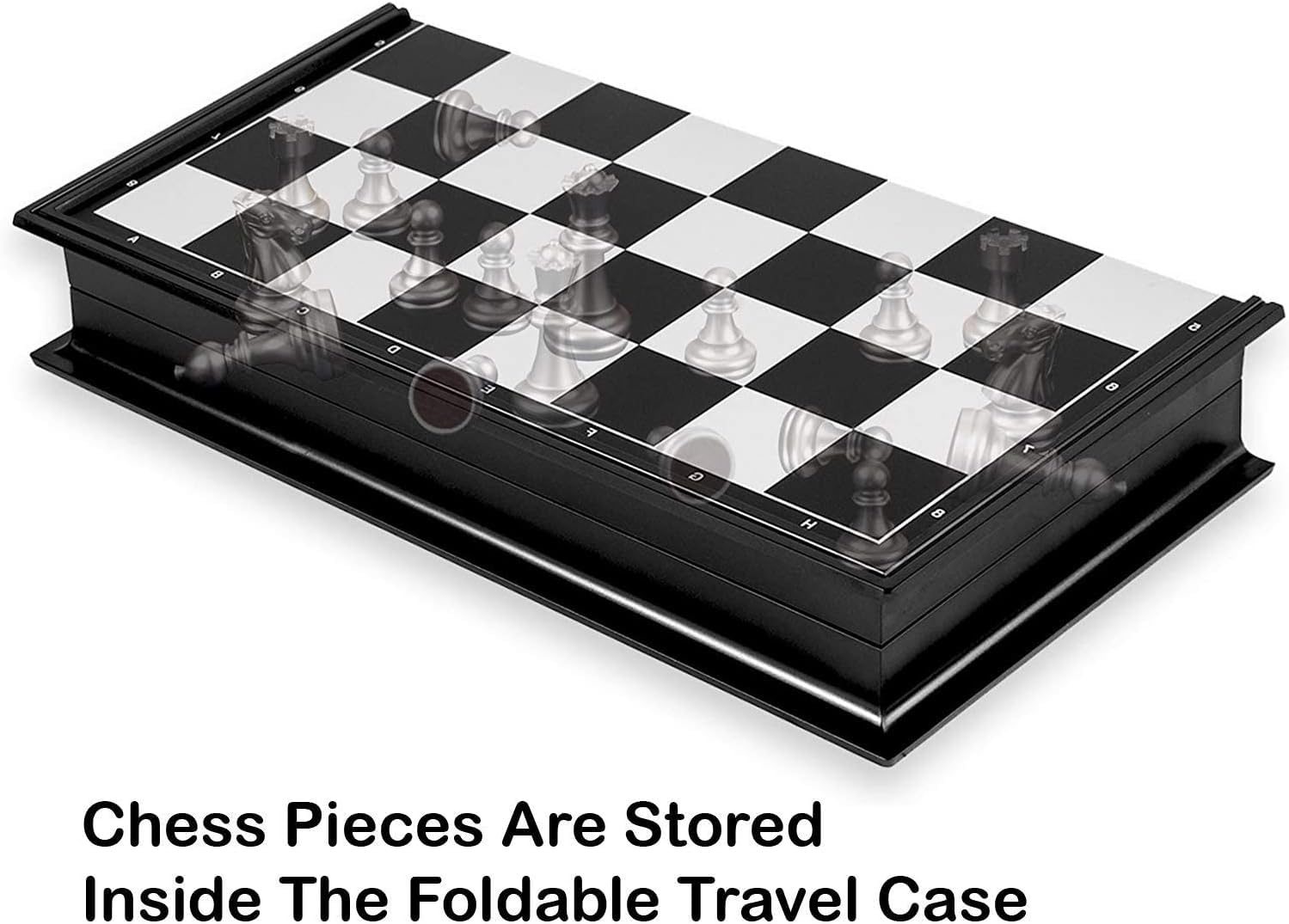 Blue tick Magnetic Educational Chess Board Set with 10 Inch Folding Board – Travel-Friendly, Compact, Folding Game for Kids & Adults - Image 4 thumbnail