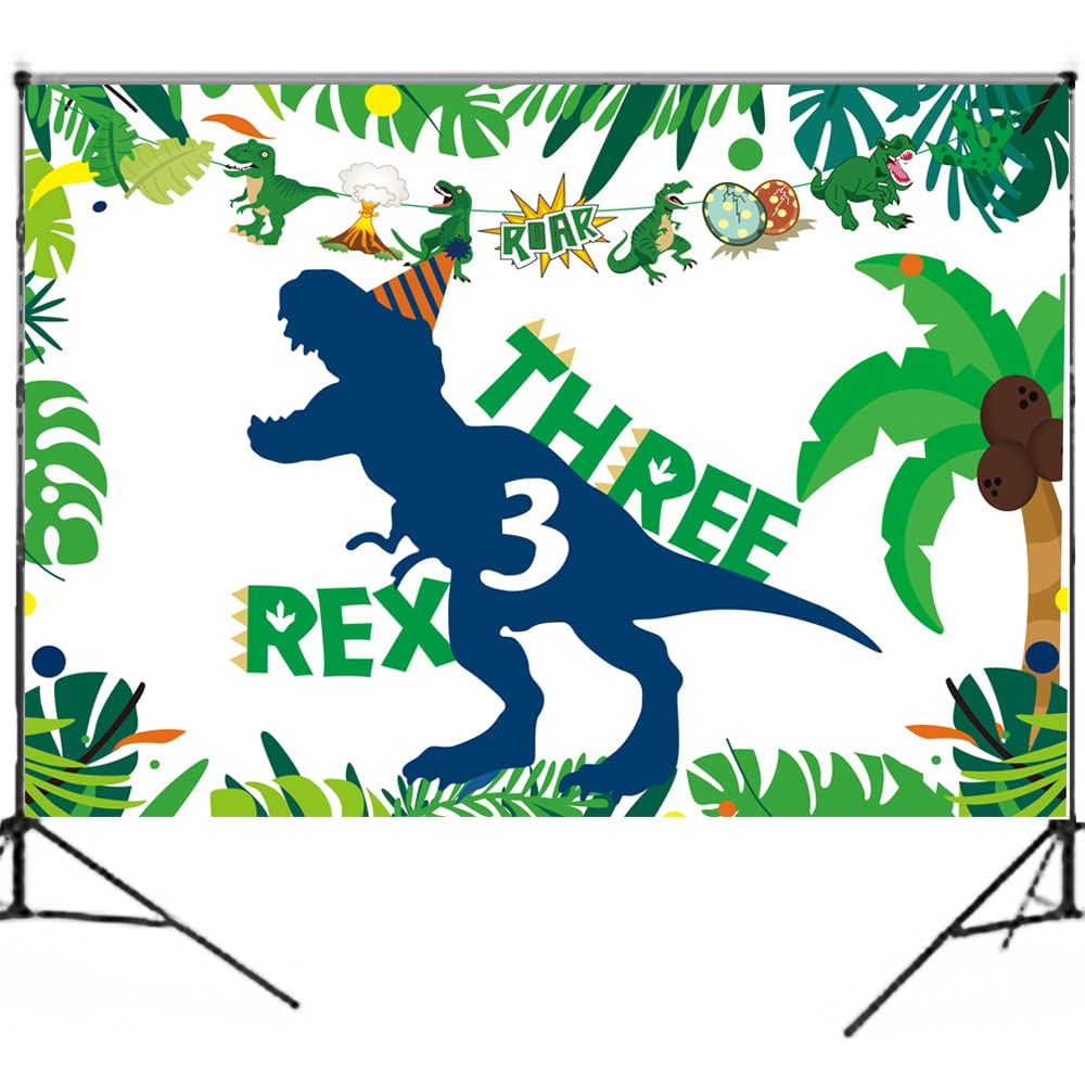 Buy Dinosaur 3rd Birthday Decorations Three inspired Rex Birthday Party