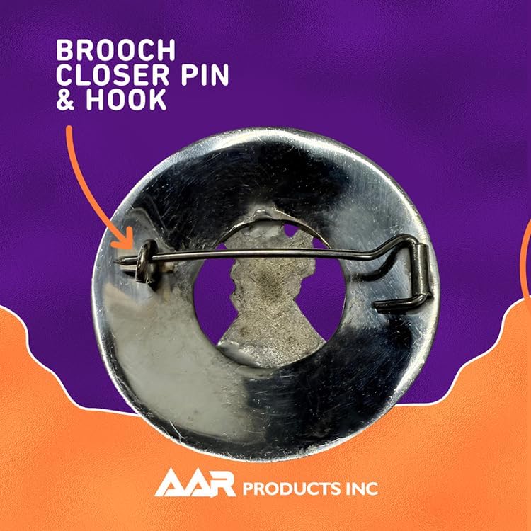 AAR Men,s Scottish Thistle Kilt Brooch Fly Plaid Antique Finish 3" (7cm) diameter S - Image 6