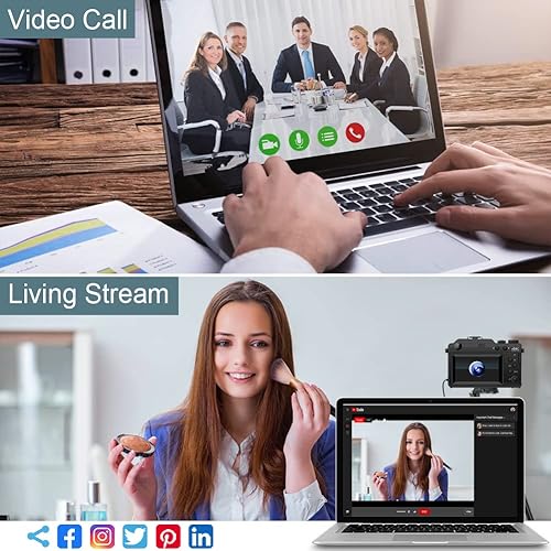 Miniatura 6 de Nueva cámara digital 4K 48MP Autofocus Cámara digital para fotografía Cámara de video digital con zoom digital 18X Cámara digital pequeña con