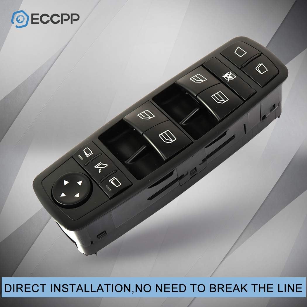 Power Window Switch Door Lock Switch Front Driver Side Fits for Mercedes-BE2007-2009Z GL320 R320 2010-2012 GL350 2007-2012 GL450 2008-2012 GL550 2006-2012 R350 2006-2007 R500 2007