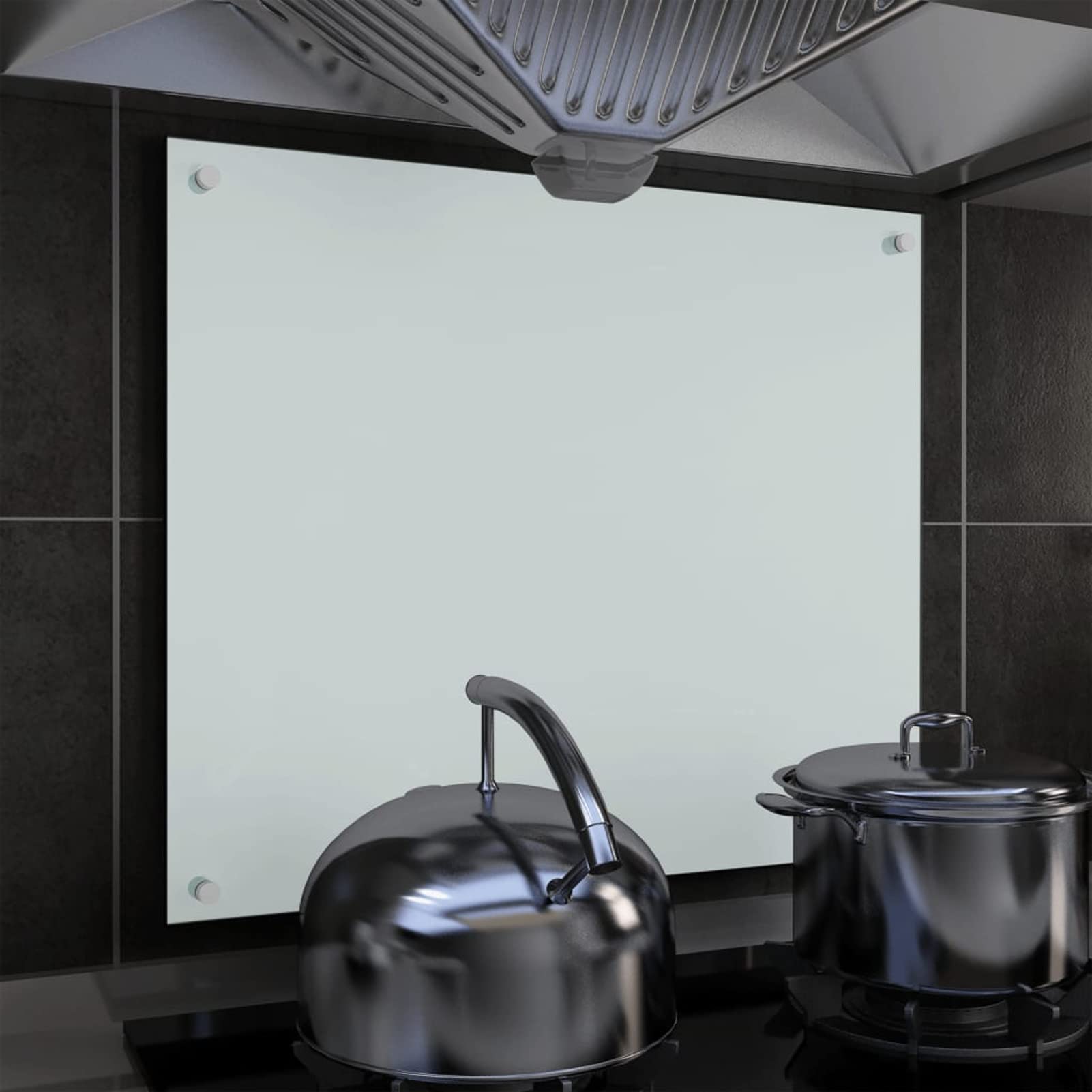 Protector salpicaduras cocina para mantener limpia la pared de vidrio templado 6 mm