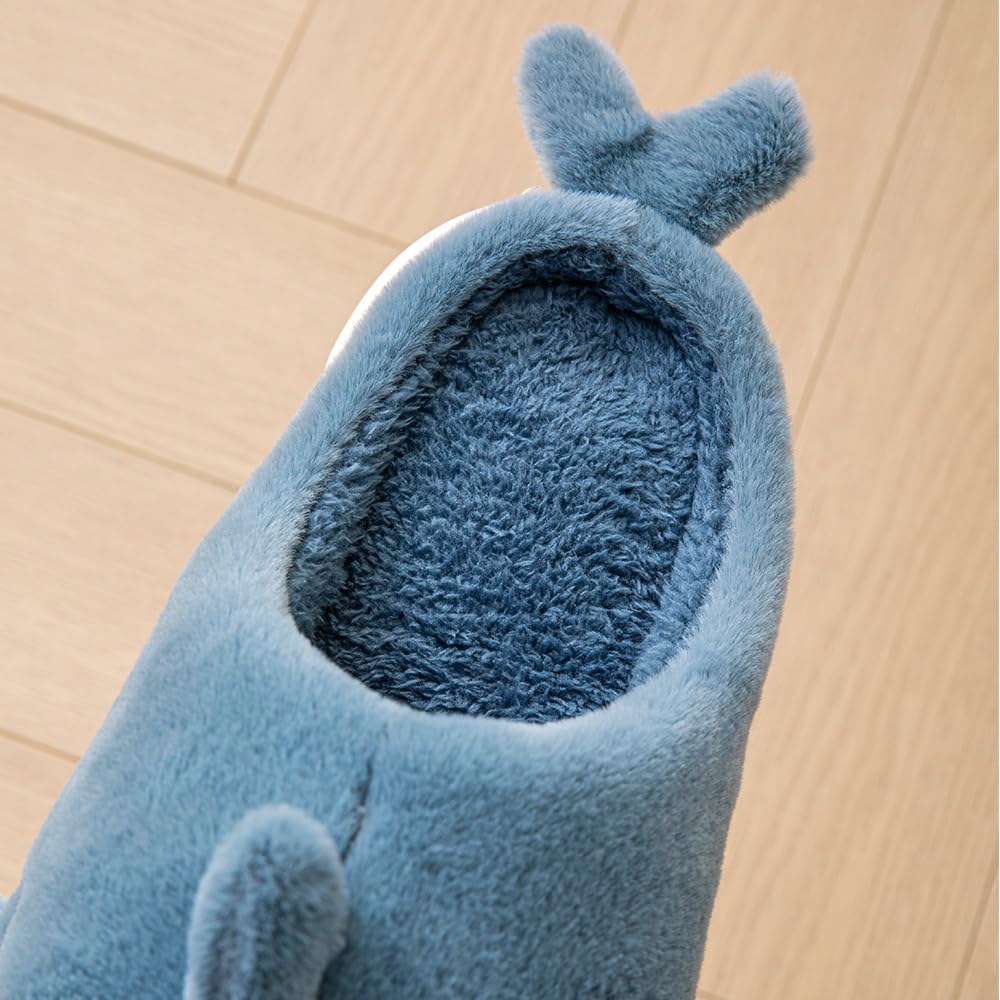 YILANLAN Women Men Slippes Cute Animal Shark Slippers Adult Cozy Plush Warm Winter House Slippers - Image 7