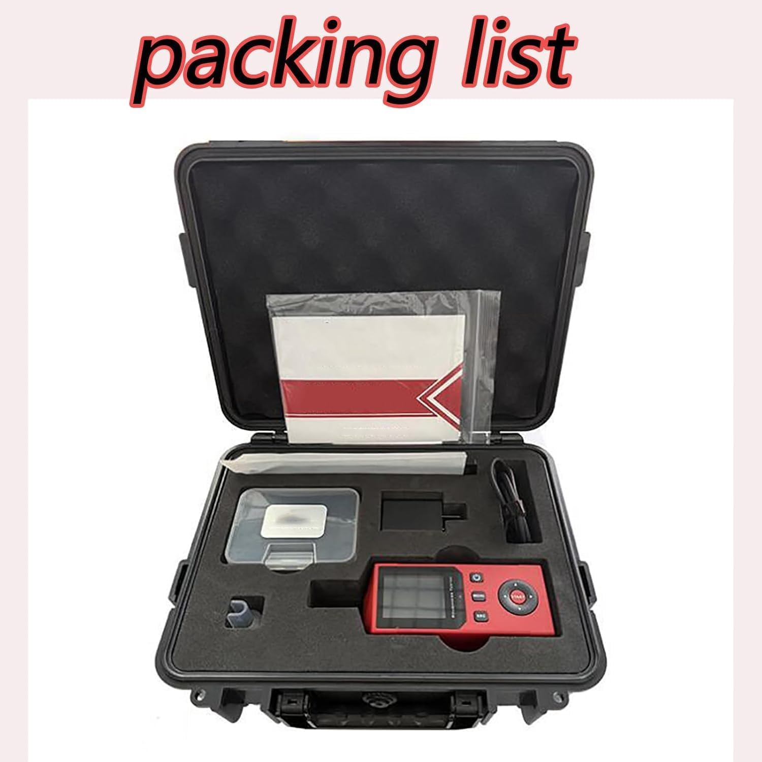 Rugosimetro Portatile, Profilometro Portatile con Display IPS, 14 Parametri di Rugosità, Intervallo di Misura: 320 Μm, 500 Set di Dati, per Lavorazioni Meccaniche E Produzione