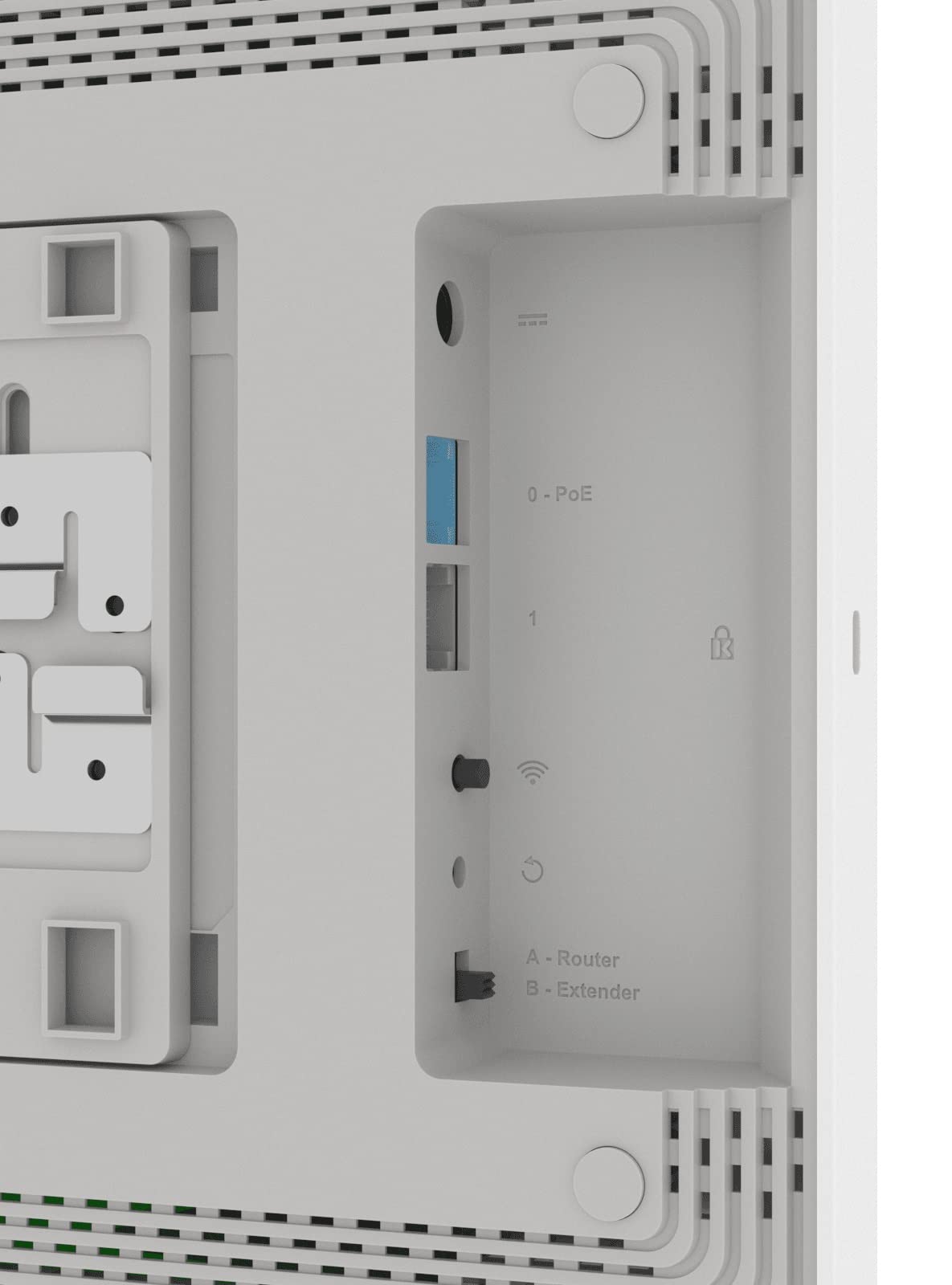 Keenetic Orbiter Pro Router/Amplificador/Punto de Acceso Mesh Wi-Fi 5 AC1300 con conmutador Inteligente de 2 Puertos Gigabit y alimentación a través de Ethernet