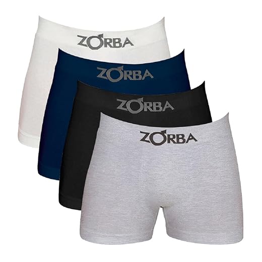 Kit 4 Cueca Boxer Sem Costura Box Zorba Box