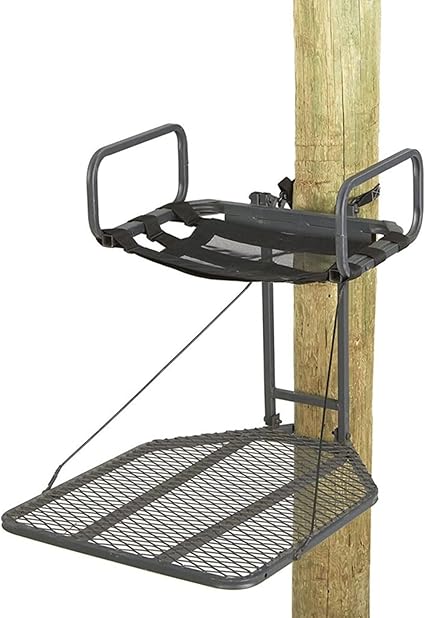 El asiento de árbol Sileduove es ligero, ajustable y duradero, hecho de tela de nailon y malla de poliéster. Fácil de instalar y transportar, mejora la experiencia de caza y escalada.