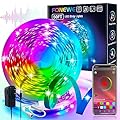 FONEWE 50ft Led Lights for Bedroom Led Strip Lights Led Light Strip with App Led Lights for Home Decoration
