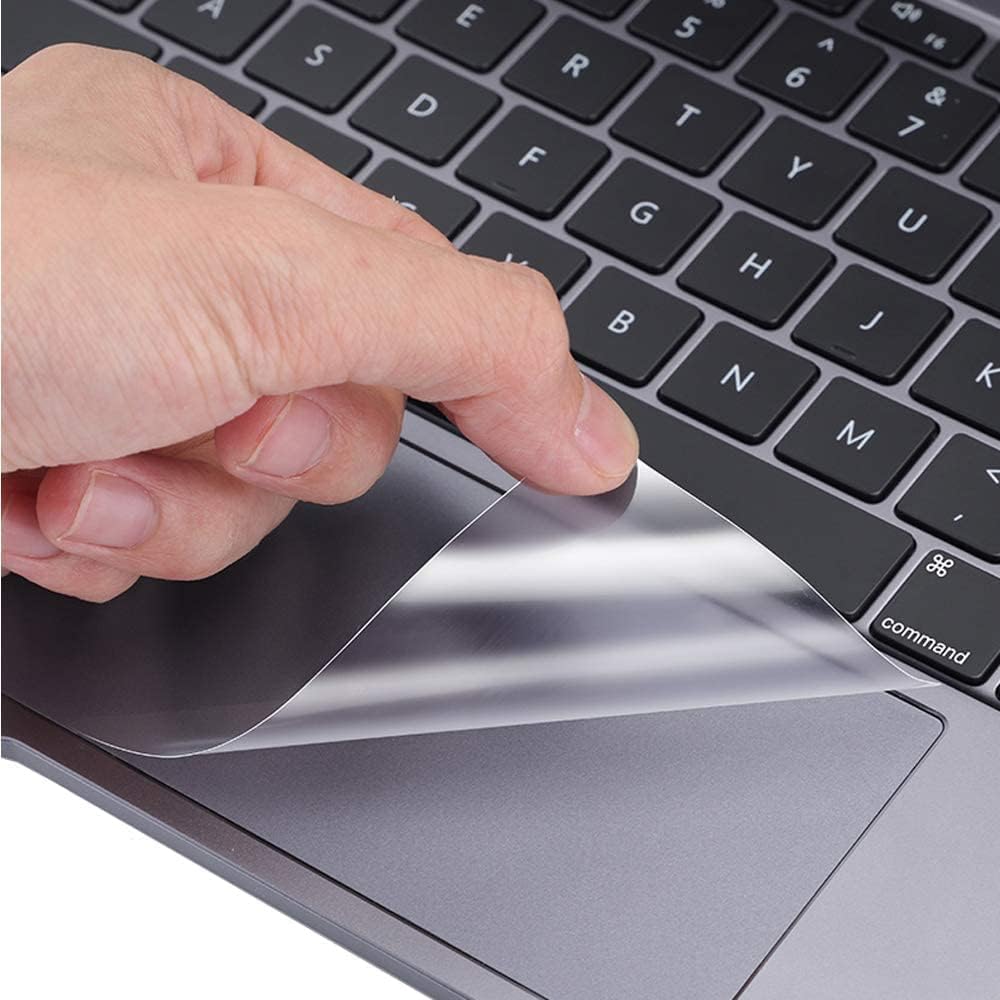 Smooth Trackpad Protector Cover Compatible With Macbook Pro 13 Inch With Touch Id (Model M2 A2338/M1 A2338/A2251/A2289-Release 2022 2021 2020) Bubble-Free Protector,Matte,Clear