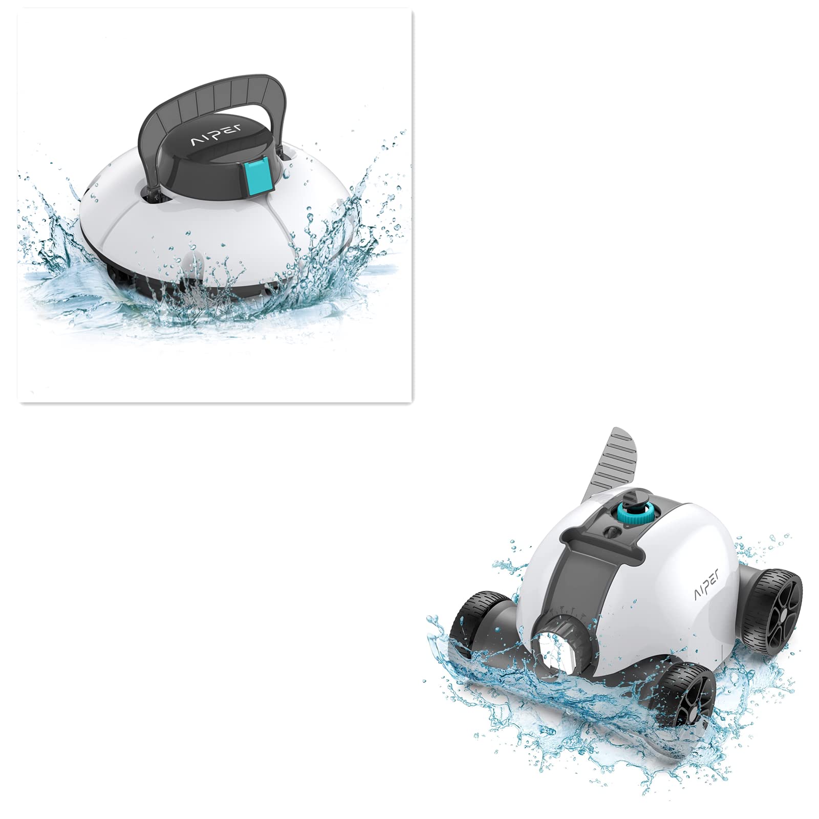 Buy (2022 Upgrade) AIPER Cordless Robotic Pool Cleaner, Pool Vacuum