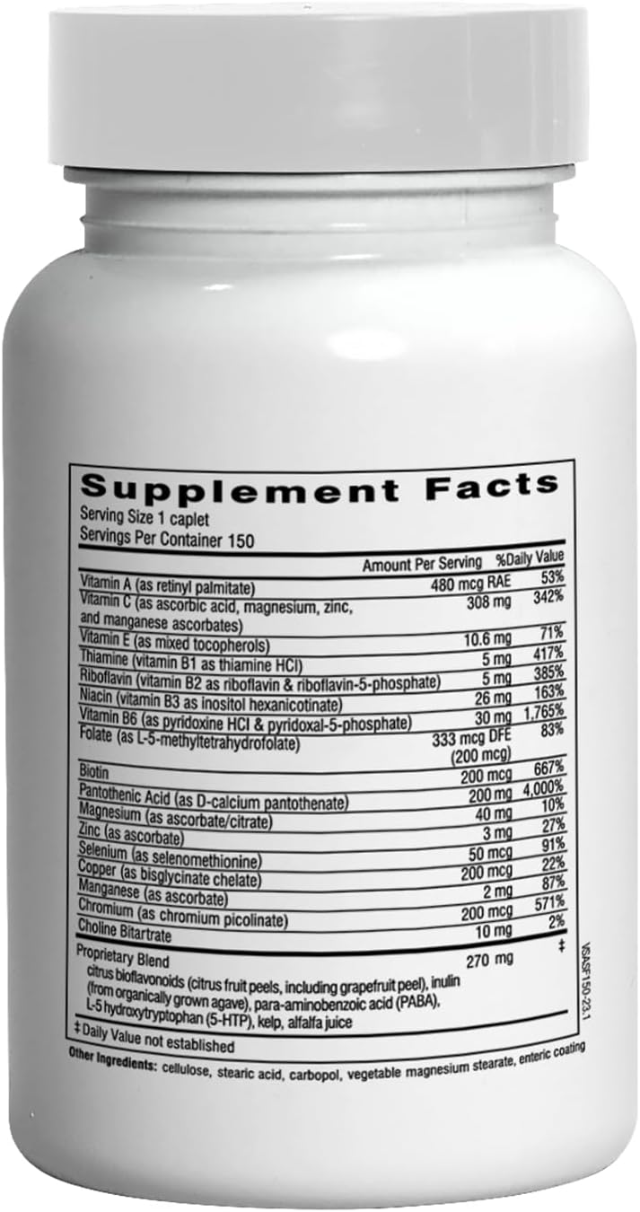 Dr. Wilson's Super Adrenal Stress Formula sustained Release nutrients for Daily Support 90 caplets