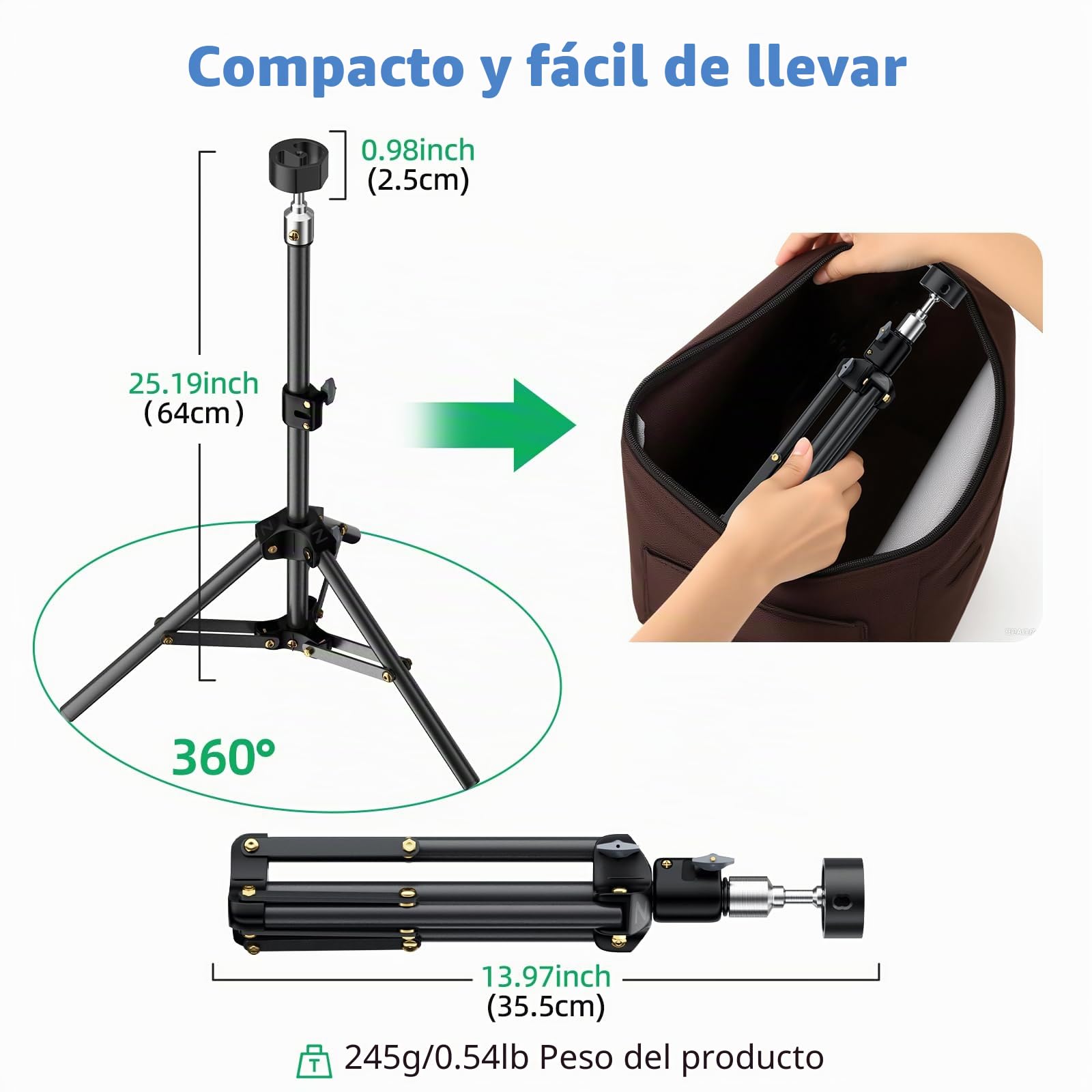 Tripode para Starlink Mini, Soporte de Trípode Ajustable para Starlink Mini Accesorios para Acampar al Aire Libre RV