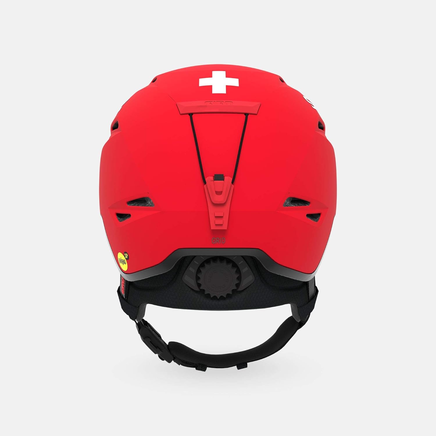 Giro Grid Spherical MIPS Ski Helmet - Snowboard Helmet for Men & Women - Matte Bright Red Patrol - S (52-55.5cm)