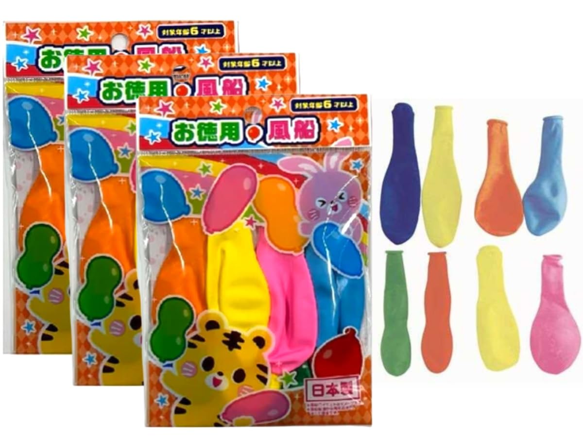 Amazon | 【まとめ買い】 お徳用風船 パーティ お遊戯 ゲーム