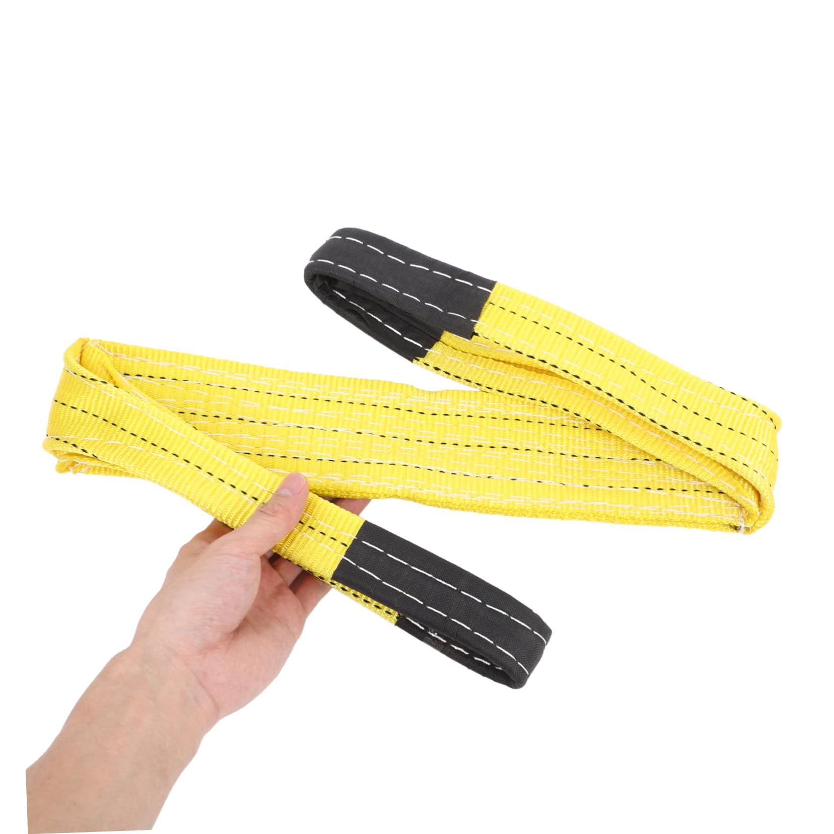 LIFKOME Cinghie Occhi Piatti alle Estremità in Poliestere per Sollevamento Mobili 3t 2 Pezzi Fascia Multipurpose Leggera per Trasporto e Sollevamento Carichi