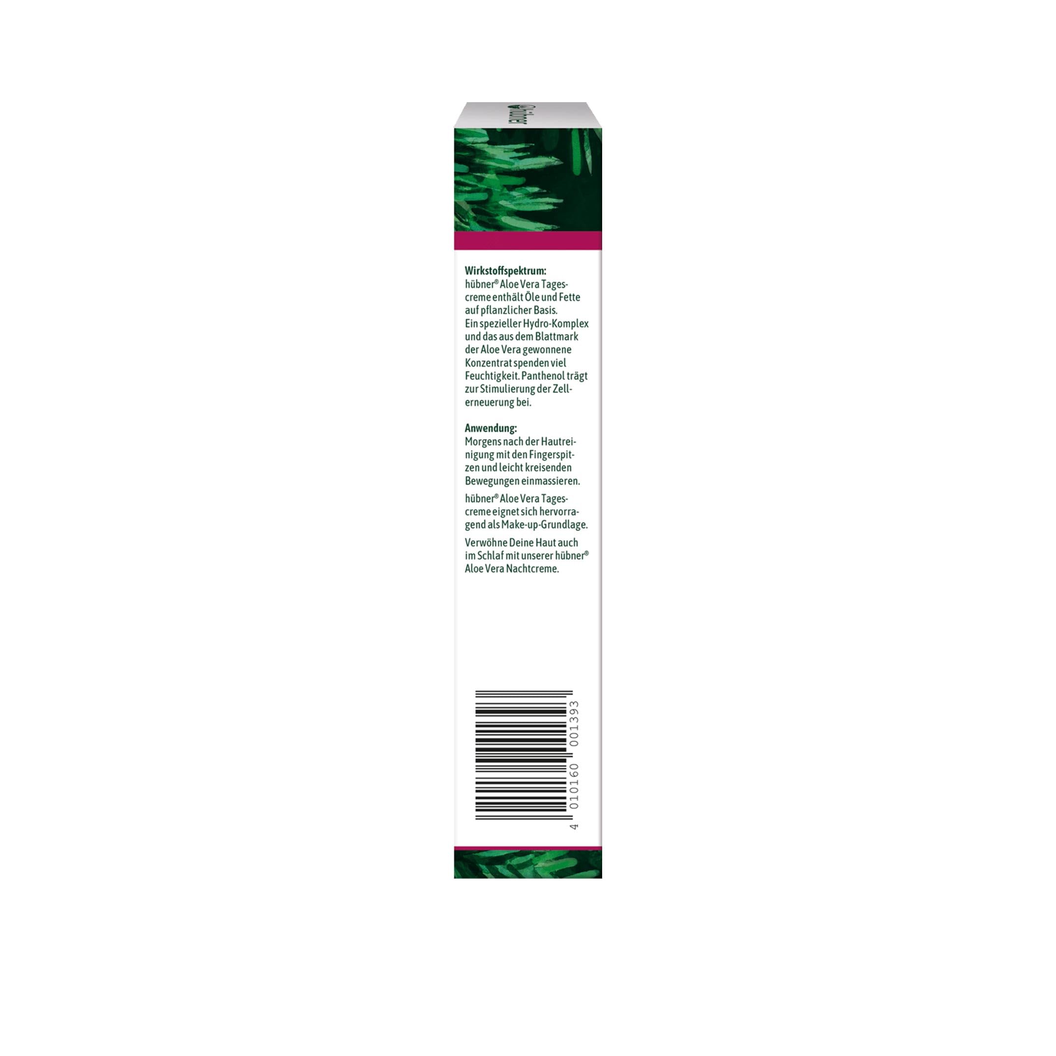 hbner Aloe Vera Tagescreme 250 ml | Feuchtigkeitspflege mit Aloe Vera &  Panthenol | Tagescreme bei trockener & sensibler Haut | vegan & pflegend |  frischer Teint fr normale, Misch- & trockene Haut : Amazon.de: Kosmetik
