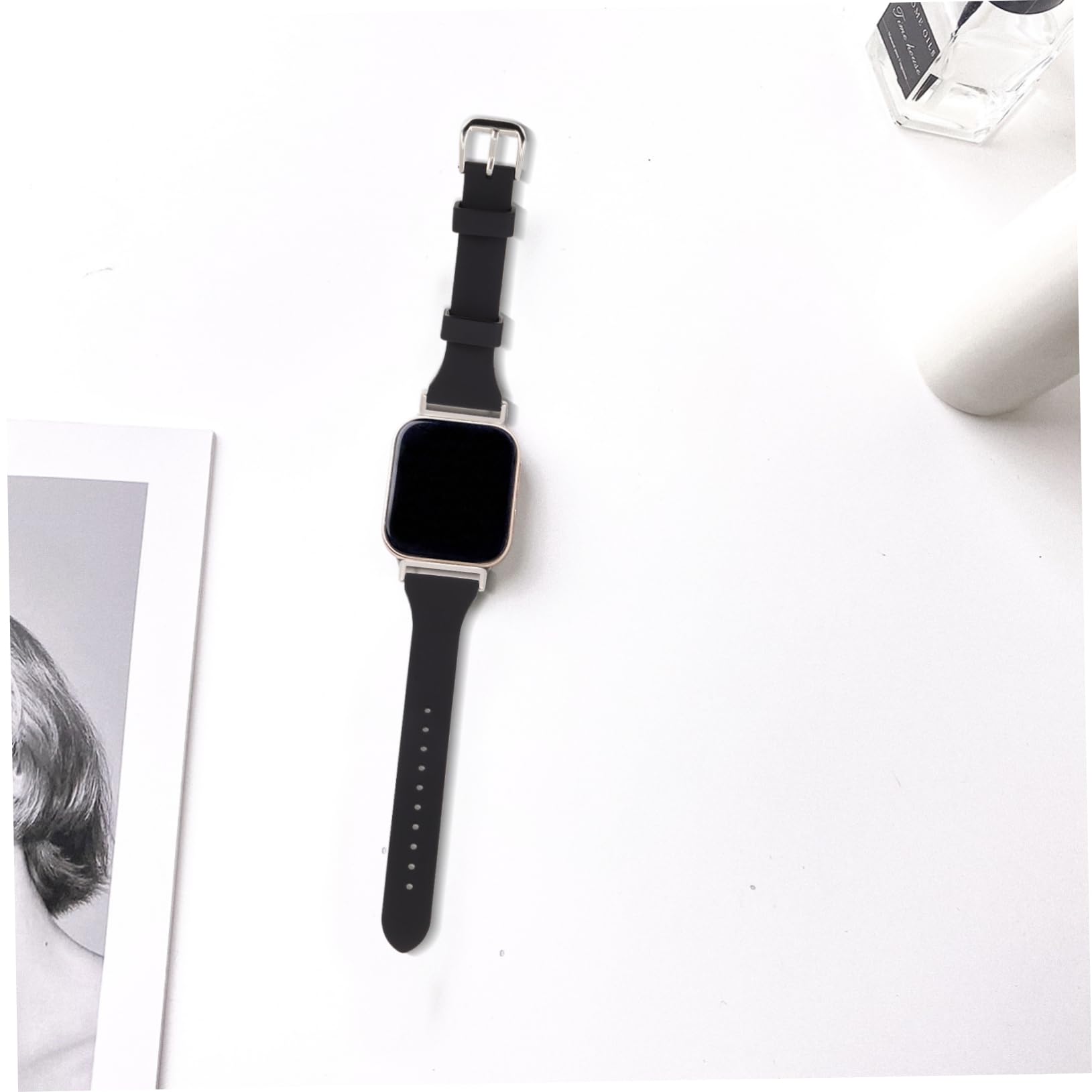 Hemobllo Correa De Silicona Correa De Reloj Banda De Reloj a Suave Inteligente Paso Banda Deportiva Antideslizante a De es Inteligentes a Ajustable