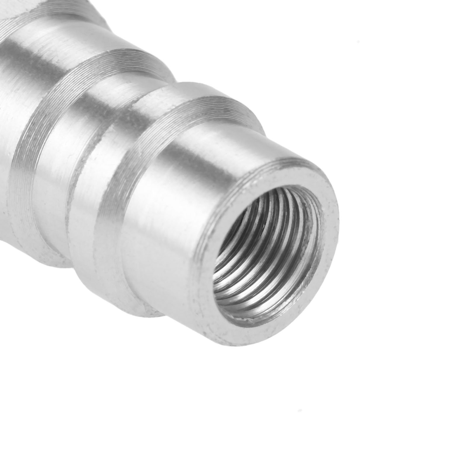 Aupoko - Adattatore interruttore R12 R22 R502 a R134A con conversione rapida, 1/4 SAE e spina di carica AC a filettatura 8v1 (Argento)