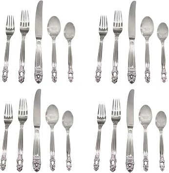 Towle Stockholm 18/10 Stainless Steel 20pc. Flatware Set Service for Four