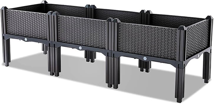 Raised Garden Bed - 45 X 130cm Elevated Flower Planter, Planter Floating Bed | Portable Planting Box with Flowers Legs, Outdoor Elevated Garden Planter Box for Herbs/Vegetables