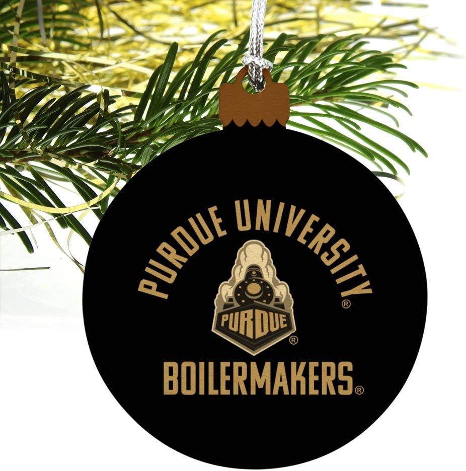GRAPHICS & MORE Purdue Boilermakers Wood Christmas Tree Holiday Ornament - Image 4