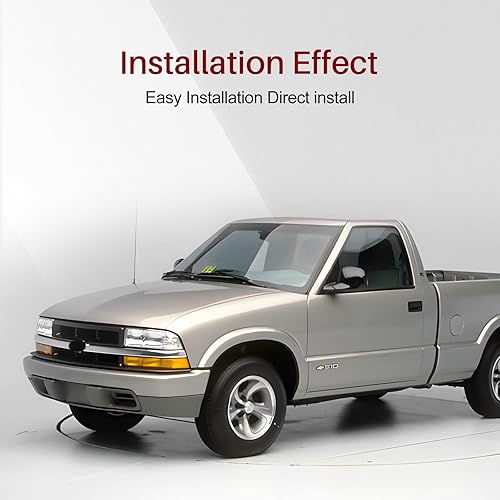 Miniatura 6 de Piezas de repuesto Delantal de parachoques delantero, cenefa inferior, deflector de presa de aire sin agujero de luz antiniebla, compatible con