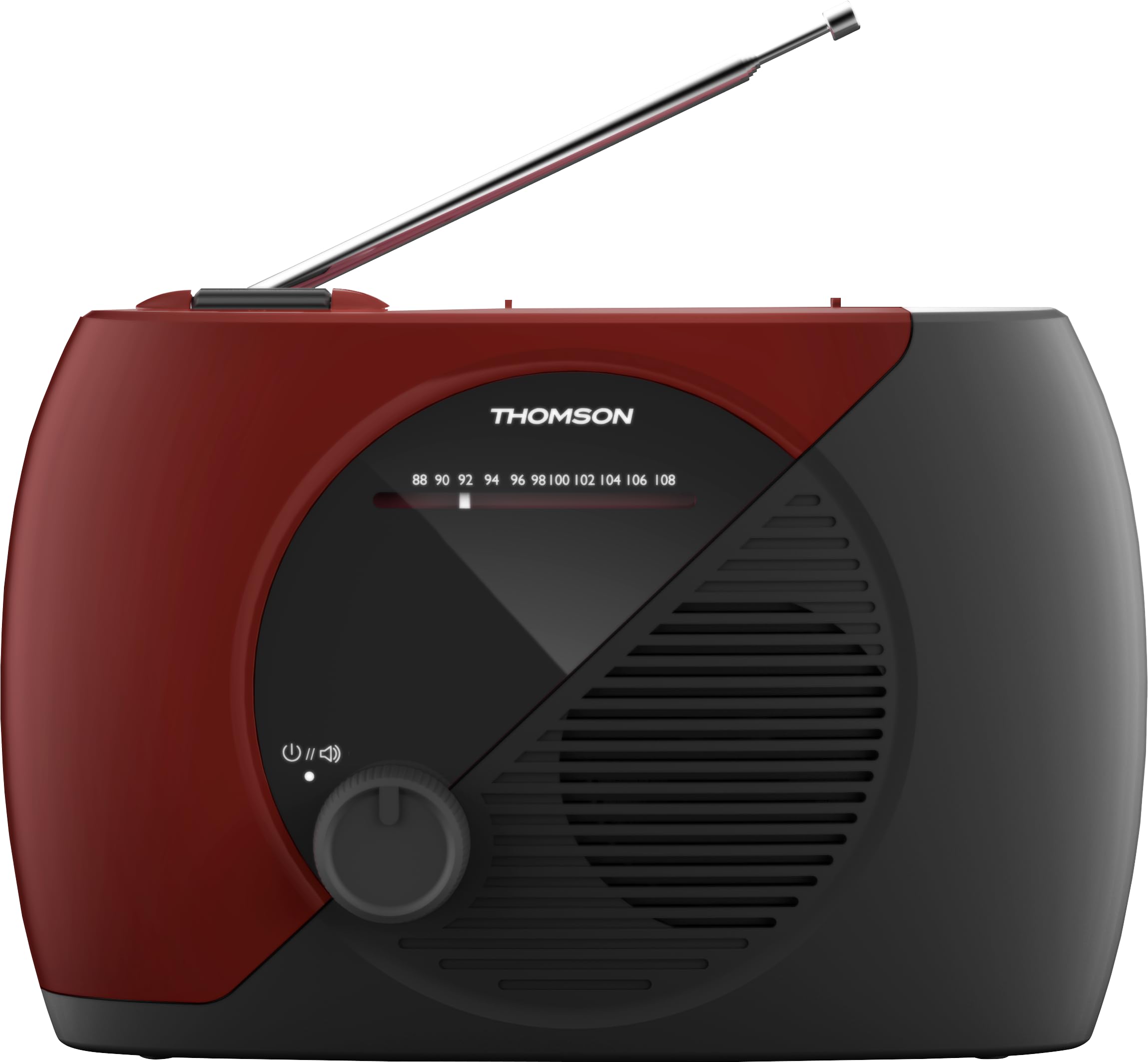 Radio analógica FM RT353 color rojo