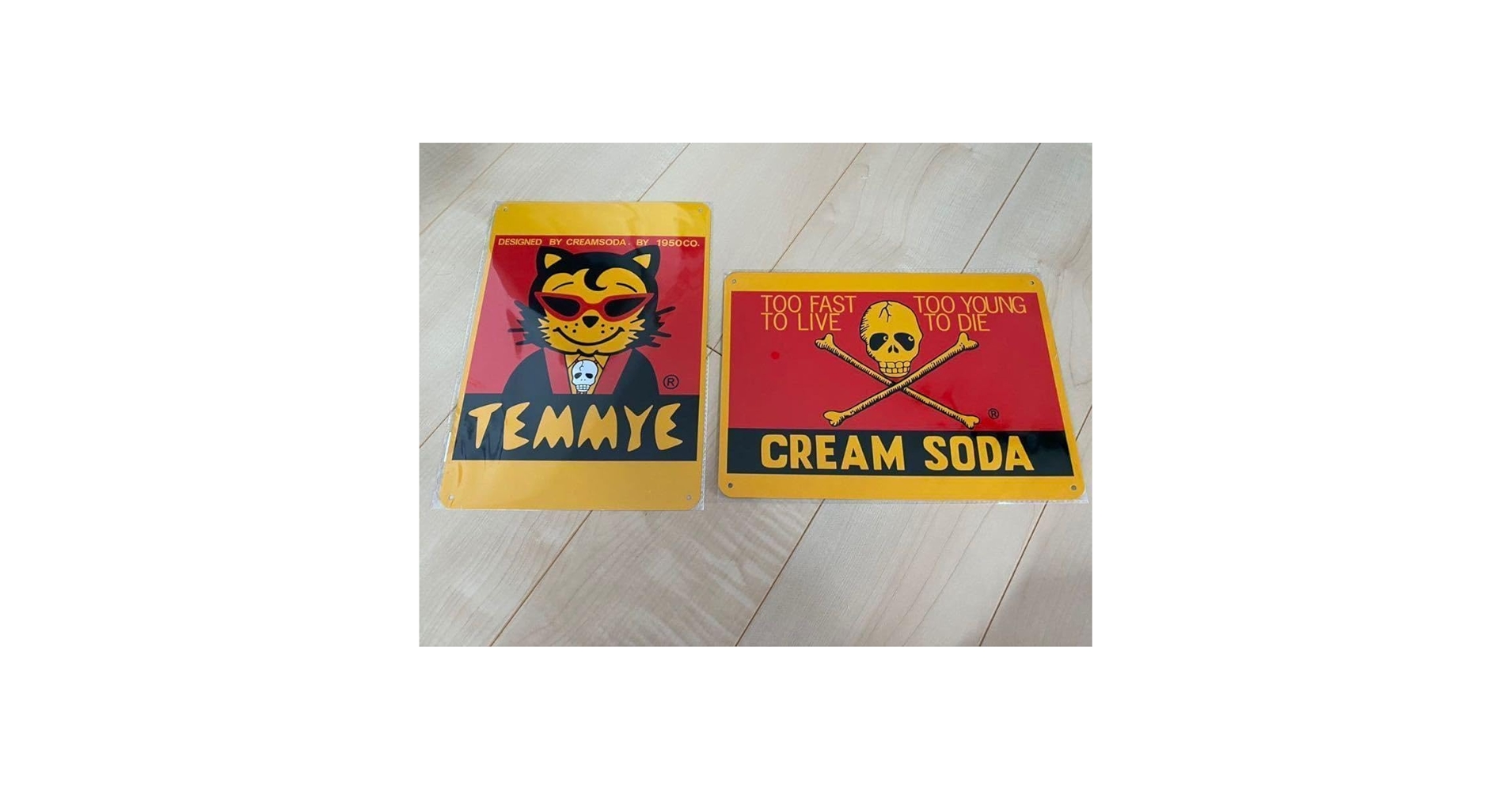 CREAM SODA 看板 3点セット クリームソーダ 看板 3点セット