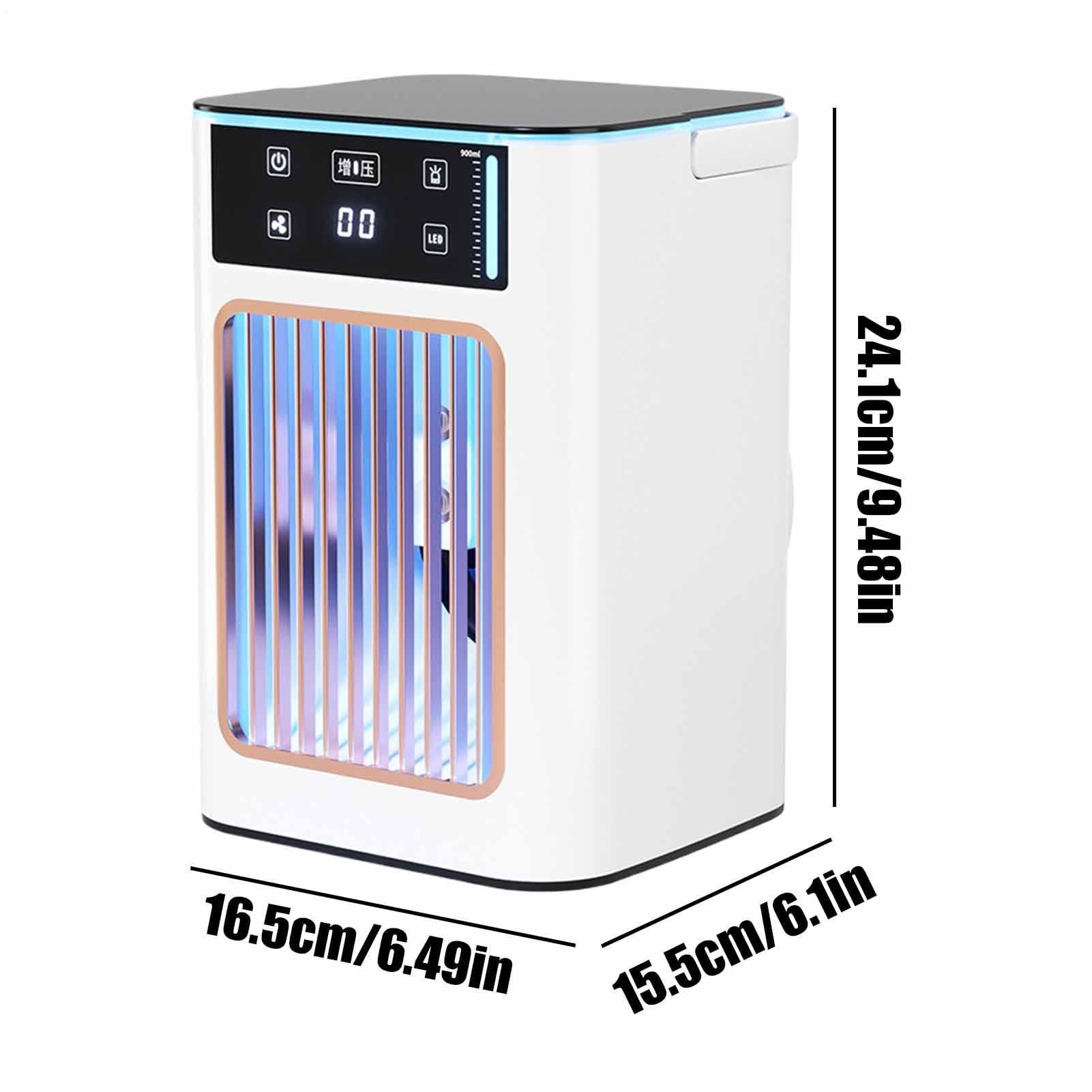 Ventilador Personal Portátil 3-Velocidades | Ventiladores Enfriadores Que Soplan Aire Frío Para Verano Interior Hogar Oficina Dormitorio Escritorio Residencia Viaje