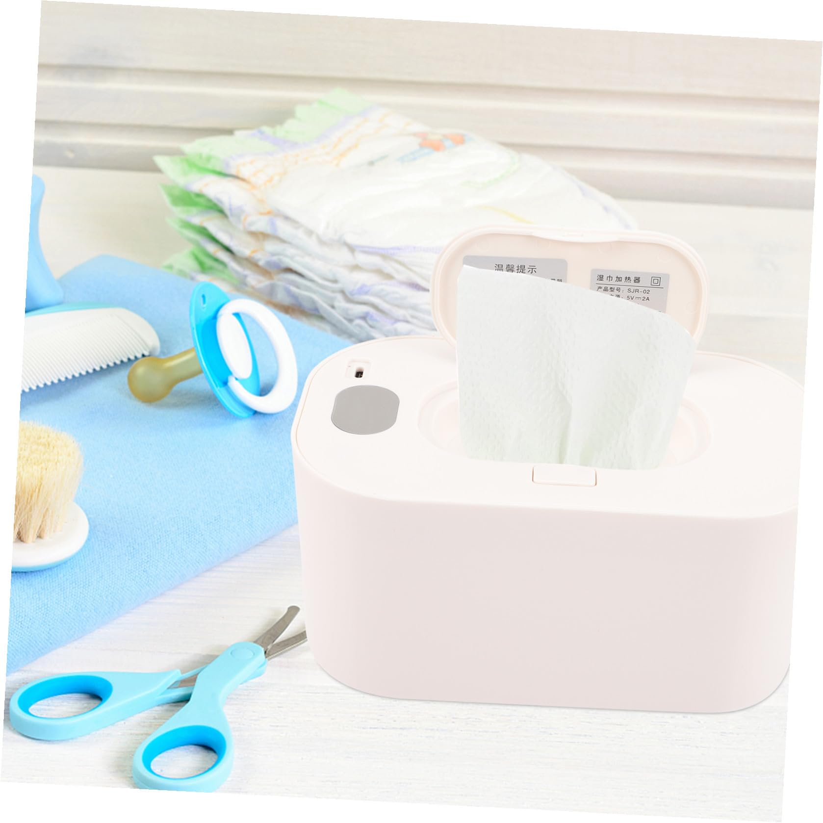 Calentador De Toallitas Húmedas Para Bebés Usb Portátil Calentador De Pañuelos Húmedos Para Uso Interiores y Exteriores Artículo Para Recién Nacido