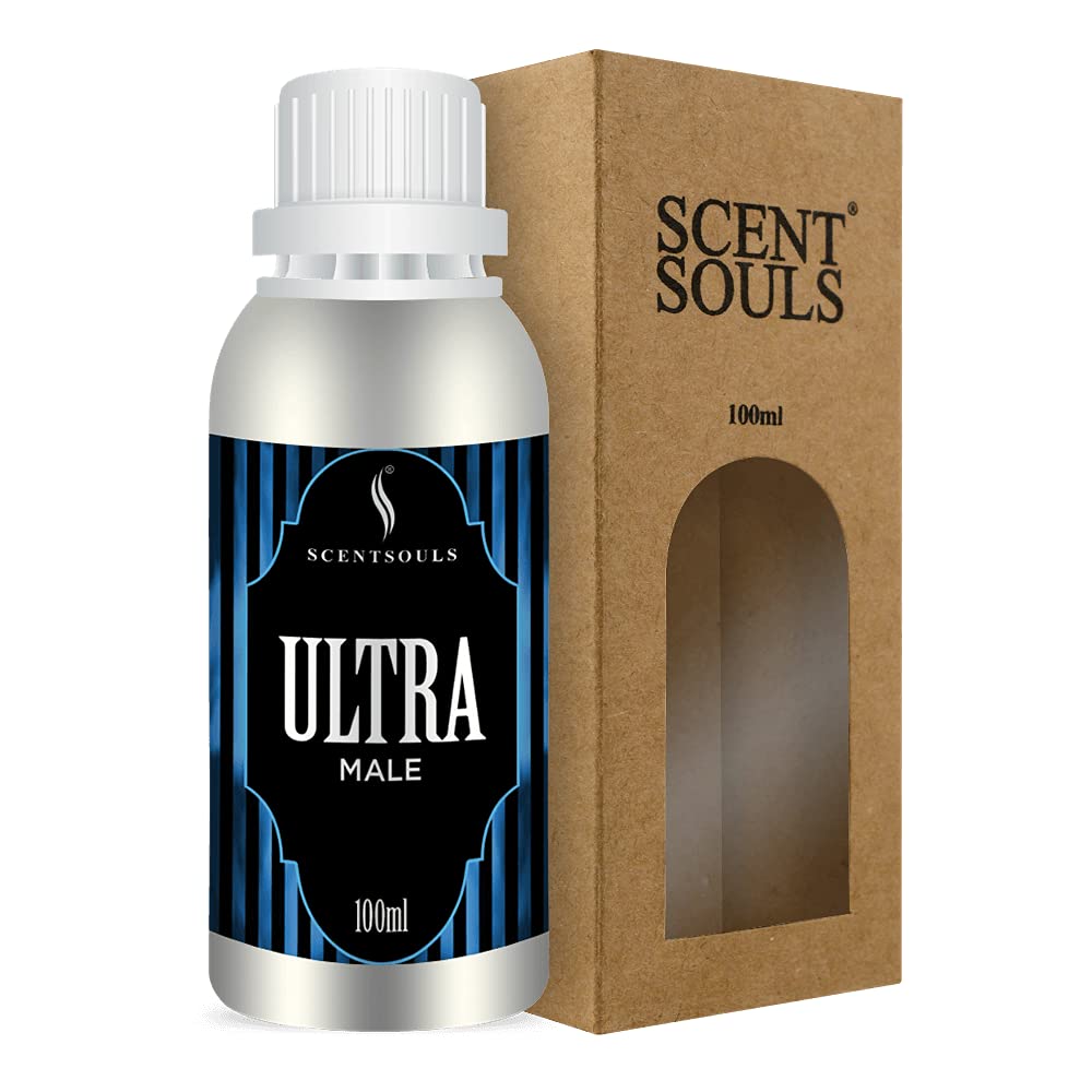 Scent Souls Ultra Male Long Lasting Attar Perfume Fragrance Oil For Men- 100 ml