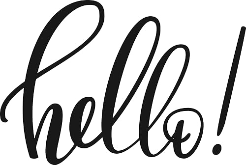 Miniatura 2 de Hola sello de goma, 2 x 3" sello de madera