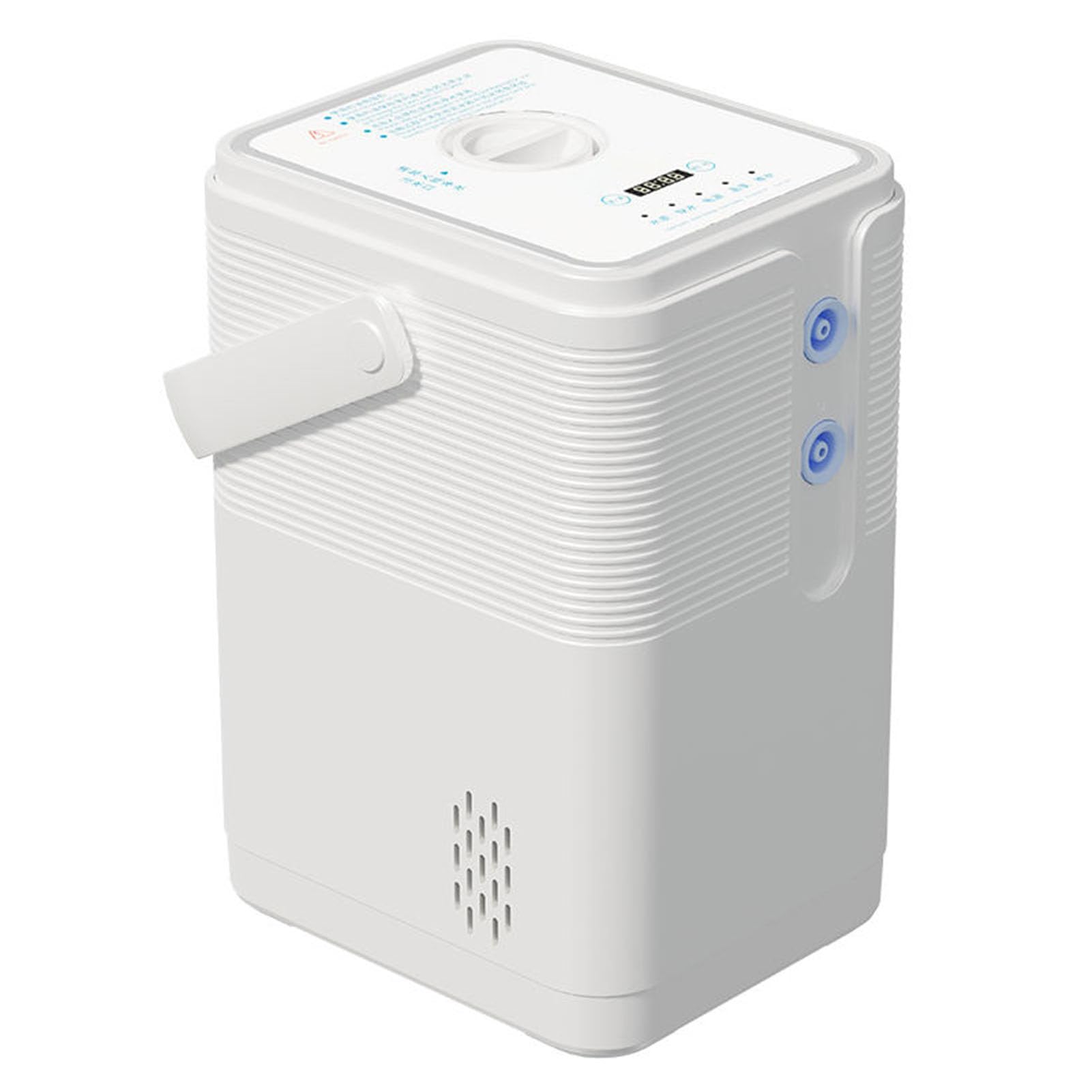 Kleines Wasserstoff-Inhalationsgerät, 225/300/450 ml/min Dual-Port-Inhalator, 99,99% Reiner Wasserstoffgenerator, PEM-Elektrolyse für Zuhause, Büro, Auto, Reisen 300ml