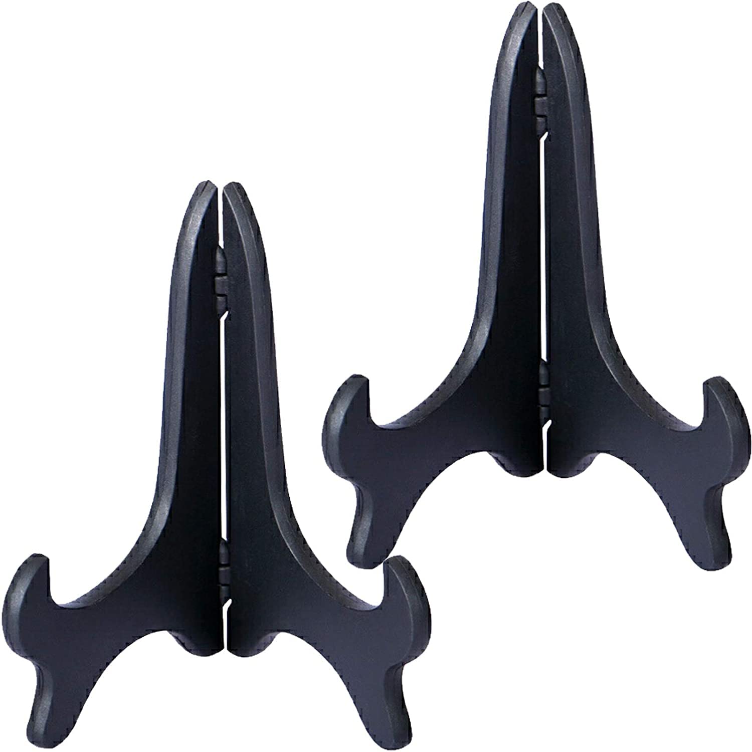 Soporte para Platos，Presentador de Platos Soportes for platos for exhibición, soporte for platos de resina, soporte negro plegable for platos, soportes for platos for decoración del hogar, pasteles de