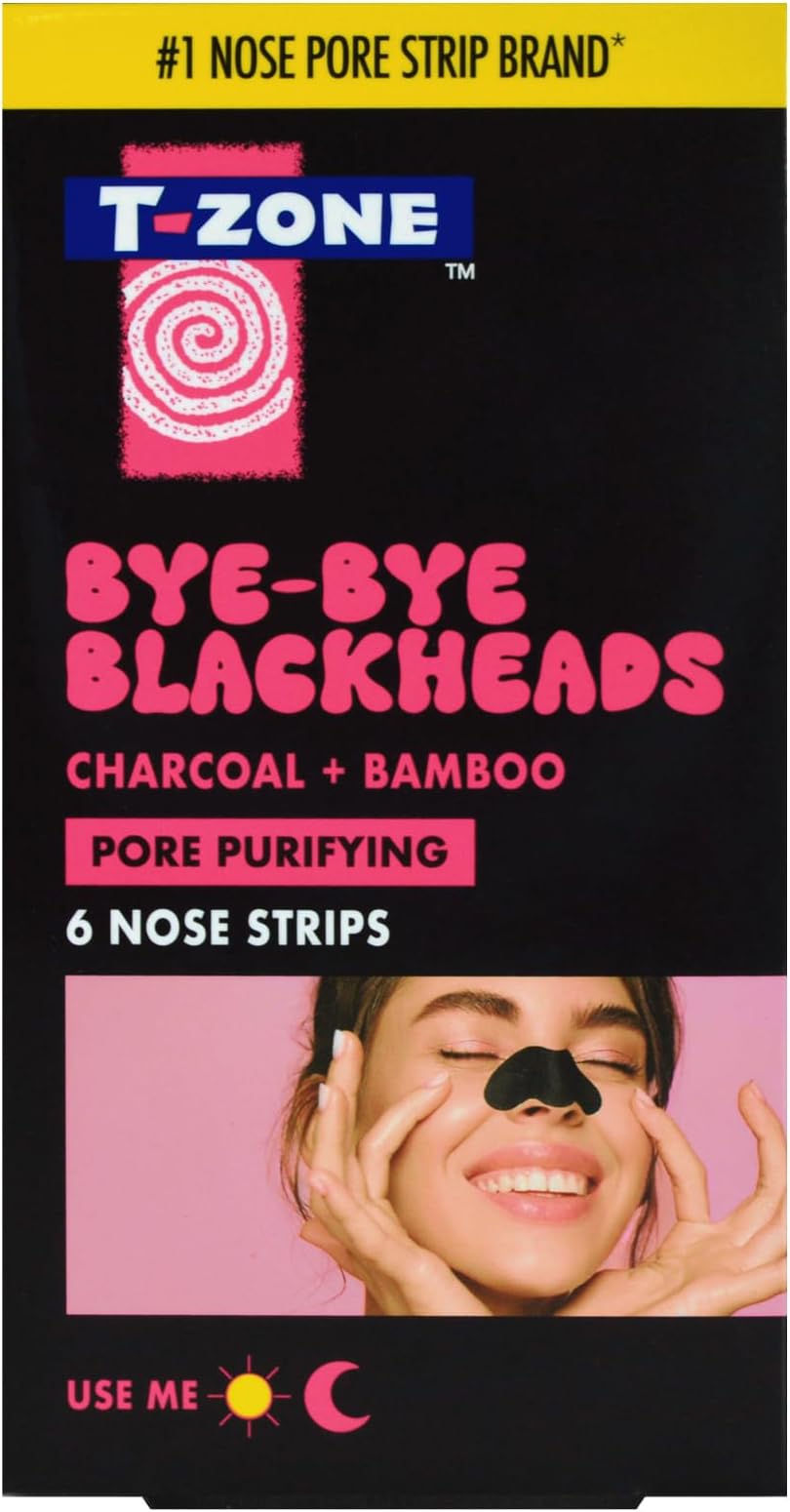 T-zone Charcoal & Bamboo Nose Pore 6 Strips
