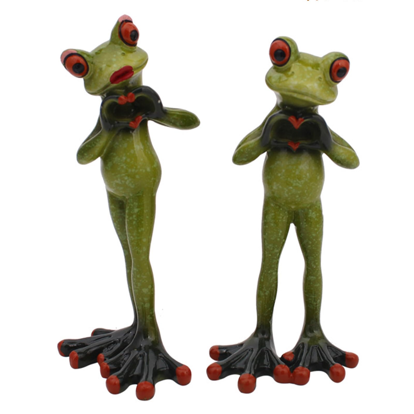 Fromceo Xx39011 Exquisite Humorous Resin Frogs Cartoon Statue Collectible Decor For Desk Gifts Decorative Resins Frogs Statue